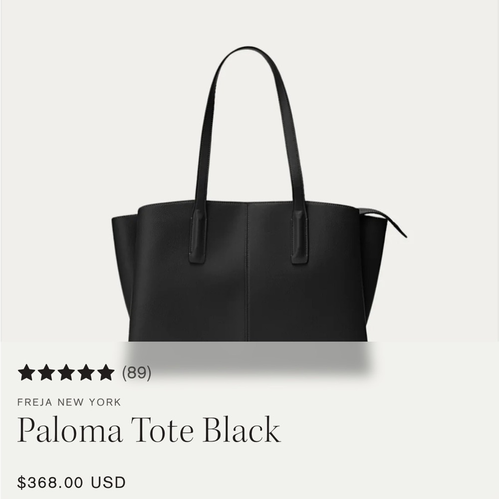 Freja NYC Paloma Tote in Black